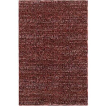 Oriental Weavers 10 x 13 ft. 2 in. Rectangle Atlas Area Rug, Red and Rust A8033K305400ST